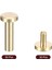 30 Paket Pirinç Chicago Vidaları, 30X8MM Düz Vida (Yurt Dışından) 2