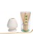 Matcha Çay Teli Set Bambu Çırpma Teli + Bambu Kaşık + Seramik Çırpma Tutucu Siyah (Yurt Dışından) 1