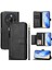 Zte Nubia Odak Pro Için Flip Case Pu Deri Manyetik Kart Tutucu Fermuar (Yurt Dışından) 5