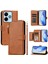 Xiaomi Redmi 13 5g Kart Tutucu Fermuar Pu Deri Manyetik Için Flip Case (Yurt Dışından) 1