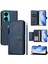 Tecno Camon 19 5g Premium Fermuarlı Deri Çapraz Askılı Uzun Askılı Cüzdan Kılıf Kapaklı Kartlıklı (Yurt Dışından) 5