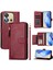 Oukitel C57S Premium Fermuarlı Deri Çapraz Askılı Uzun Askılı Cüzdan Kılıf Kapaklı Kartlıklı (Yurt Dışından) 5
