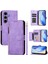 Samsung Galaxy Flip Kart Tutucu Fermuar Pu Deri Manyetik Için Flip Case (Yurt Dışından) 5