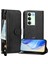 Realme C75 5g Fermuar Kart Tutucu Pu Deri Manyetik Için Flip Case (Yurt Dışından) 5