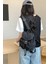 Flap Stili Çift Omuz Moda Naylon Sırt Çantası (Yurt Dışından) 5