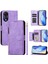 Oppo A78 4g Kart Tutucu Fermuar Pu Deri Manyetik Için Flip Case (Yurt Dışından) 1