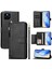 Google Pixel 5 Premium Fermuarlı Deri Çapraz Askılı Uzun Askılı Cüzdan Kılıf Kapaklı Kartlıklı (Yurt Dışından) 5