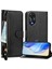 Oppo A78 4g Kart Tutucu Fermuar Pu Deri Manyetik Için Flip Case (Yurt Dışından) 4