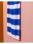 Biasse %100 Pamuk Plaj Havlusu - Beyaz/mavi - 70X150 cm 2