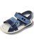 1562-20 Anatomik Çirt Bant Erkek Çocuk Sandalet Lacivert Mavi 21-25 1