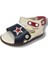 Şirinbebe 1550-20 Anatomik Yıldız Desen Cirtli Erkek Çocuk Sandalet Lacivert Beyaz 21-25 1