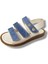 1574-20 Anatomik 3 Çirt Bant Erkek Çocuk Sandalet Lacivert Beyaz 26-30 1