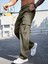 Erkek Kargo Cepli Gabardin Regular Fit Pantolon 3