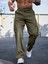 Erkek Kargo Cepli Gabardin Regular Fit Pantolon 4