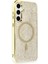 Samsung Galaxy S23 Kılıf Diamond Magsafe Kapak - Gold Drstr 2
