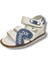 Şirinbebe 1568-20 Anatomik Dikiş Çirtli Erkek Çocuk Sandalet Beyaz Mavi 21-25 1
