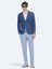 Indigo Desenli Modern Fit Ceket 2