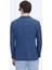 Indigo Desenli Modern Fit Ceket 5