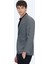 Antrasit Düz Modern Fit Yün Karışımlı Ceket 4