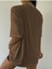 Over Thınkıng Baskılı Kadın / Kız Salas Oversize Salas T-Shirt Boyfriend 3