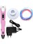 3D Kalem-Pen-Adaptörlü Model-Pembe 1