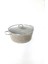 3109 - 2 Parça - Biogranit, 36X14,5 cm - 13 Litre, Büyük, Derin Tencere Kum Beji Gövde, Platin Detay 3