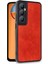 Realme C65 Kılıf Aras Deri Kapak - Kırmızı Drstr 2
