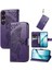 Sony Xperia 1 Vıı Kelebek Iş Cüzdan Çok Renkli Için Flip Case (Yurt Dışından) 4