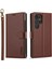 Samsung Galaxy S24 Için Flip Case Ultra Kickstand Pu Deri Cüzdan Kılıf 2 (Yurt Dışından) 1