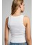 Raina Kadın %100 Pamuk O Yaka Atlet Beyaz 4