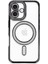 Iphone 16 Kılıf Joke Simli Magneticsafe Kılıf - Siyah Drstr 2