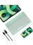 ipad Yuvarlak Tuş Kapağı Bluetooth Klavye Için Taşınabilir Kablosuz (Yurt Dışından) 1