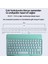ipad Yuvarlak Tuş Kapağı Bluetooth Klavye Için Taşınabilir Kablosuz (Yurt Dışından) 3