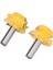 2 Adet Oktahedral Tenon Freze Ucu 45# Çelik Tungsten Karbür Namlu Freze Kesici Ağaç Işleme Için (Yurt Dışından) 2