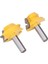 2 Adet Oktahedral Tenon Freze Ucu 45# Çelik Tungsten Karbür Namlu Freze Kesici Ağaç Işleme Için (Yurt Dışından) 3
