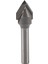 Yönlendirici Ucu 60 Derece V Tipi 45# Karbon Çelik 6mm Şaft Alaşımlı Başlı Ağaç Işleme Aleti (60 Derece V Tipi 6x1/2) (Yurt Dışından) 1
