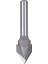 Yönlendirici Ucu 60 Derece V Tipi 45# Karbon Çelik 6mm Şaft Alaşımlı Başlı Ağaç Işleme Aleti (60 Derece V Tipi 6x1/2) (Yurt Dışından) 2