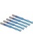 5 Adet Freze Kesici 2 Flüt Tungsten Çelik Nano Mavi Kaplama Kesme Cnc Aracı 3.175X15X45MM (Yurt Dışından) 2