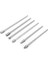 6 Adet 6mm 1/4" Şaftlı Alüminyum Döner Freze Ekstra Uzun 150MM Freze Kesici (Yurt Dışından) 4