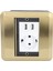 Masa Bağlantı Kutusu Konferans Odası Tezgah Masaüstü Priz Çıkış Şeridi Standart 2 Delik 2 USB Portlu AC250V (Yurt Dışından) 5