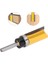 1/4in Saplı Ağaç Işleme Kesici Karbon Çelik Düz Freze Ucu Düz Kesme Frezeleme Aracı 6X19X38MM (Yurt Dışından) 3