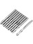 10 Adet 3.175 X17MM Çift Flüt Karbür Küresel Burunlu Freze Cnc Uçları (Yurt Dışından) 1