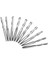 10 Adet 3.175 X17MM Çift Flüt Karbür Küresel Burunlu Freze Cnc Uçları (Yurt Dışından) 2