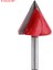 Tungsten Çelik Ağaç Işleme Cnc Freze Ucu Keskinlik Vgroove Kesme Aleti 6mm Şaft (6*32MM*60°) (Yurt Dışından) 1