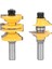 Adet/takım Giriş Kapısı Tenon Freze Ucu Karbon Çelik Alaşımlı Ayarlanabilir Stile Ray Freze Kesici 1/2in Sap (Yurt Dışından) 4