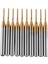 10 Adet Titanyum Kaplama Tungsten Karbür Uçlu Freze Gravür Uçları Freze Kesici 3.175MMX1MM (Yurt Dışından) 4