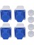 4 Set Endüstriyel Soket 3 Pin Güç Konnektörü Yüzey Montajlı Çıkış IP44 Su Geçirmez 220‑250V 16A (Yurt Dışından) 1