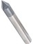 Pahlı Uç Freze 3 Kanallı 60° Freze Tungsten Çelik Cnc Oyma Parlatma Freze UCUD10 x 60° x 75L (Yurt Dışından) 4