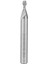Spiral Uç Freze Yüksek Hızlı Çelik 2 Kanallı Düz Şaft Cnc Freze Kesici Takım Donanımı 3X6X8X52 (Yurt Dışından) 1