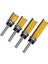 4 Adet Flush Trim Freze Ucu Desenli Düz Rulman Freze Kesici 19MM Çap 1/4in Şaft (Yurt Dışından) 2